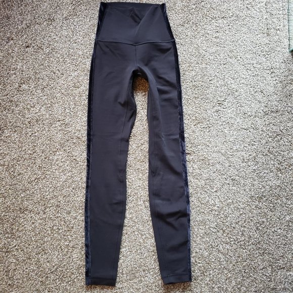Lululemon Align Pant *Velvet Side Stripe 28" - Black - Size 2 - Picture 2 of 16